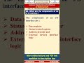 88CO3   Computer Organization   Part   A Questions   What are the components of an IO interface
