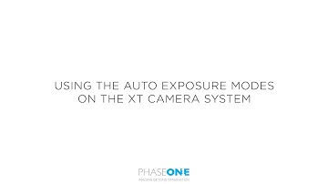 Support | Using the auto exposure modes on the XT Camera | Phase One