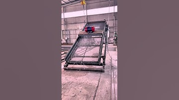 Single-layer vibrating screen with a length of 4.8 meters and a width of 1.5 meters