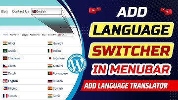 How to add language switcher in WordPress menu | The Best WordPress language translation plugin