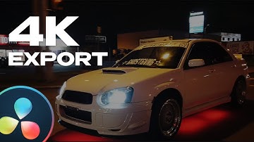 How To Export 4K Video in DaVinci Resolve 19