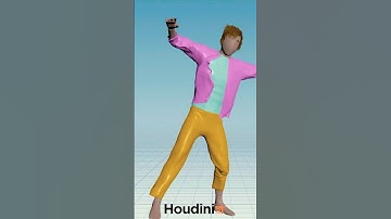 #WIP : Hair and cloth sim practice in #houdini. #vfx #clothsimulation #hairsimulation #3danimation