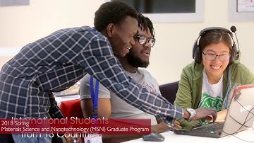 2018 Spring Materials Science and Nanotechnology (MSN) Graduate Program