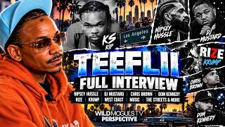 TeeFlii Opens Up About Nipsey Hussle, DJ Mustard, Chris Brown & the West Coast -[FULL INTERVIEW]