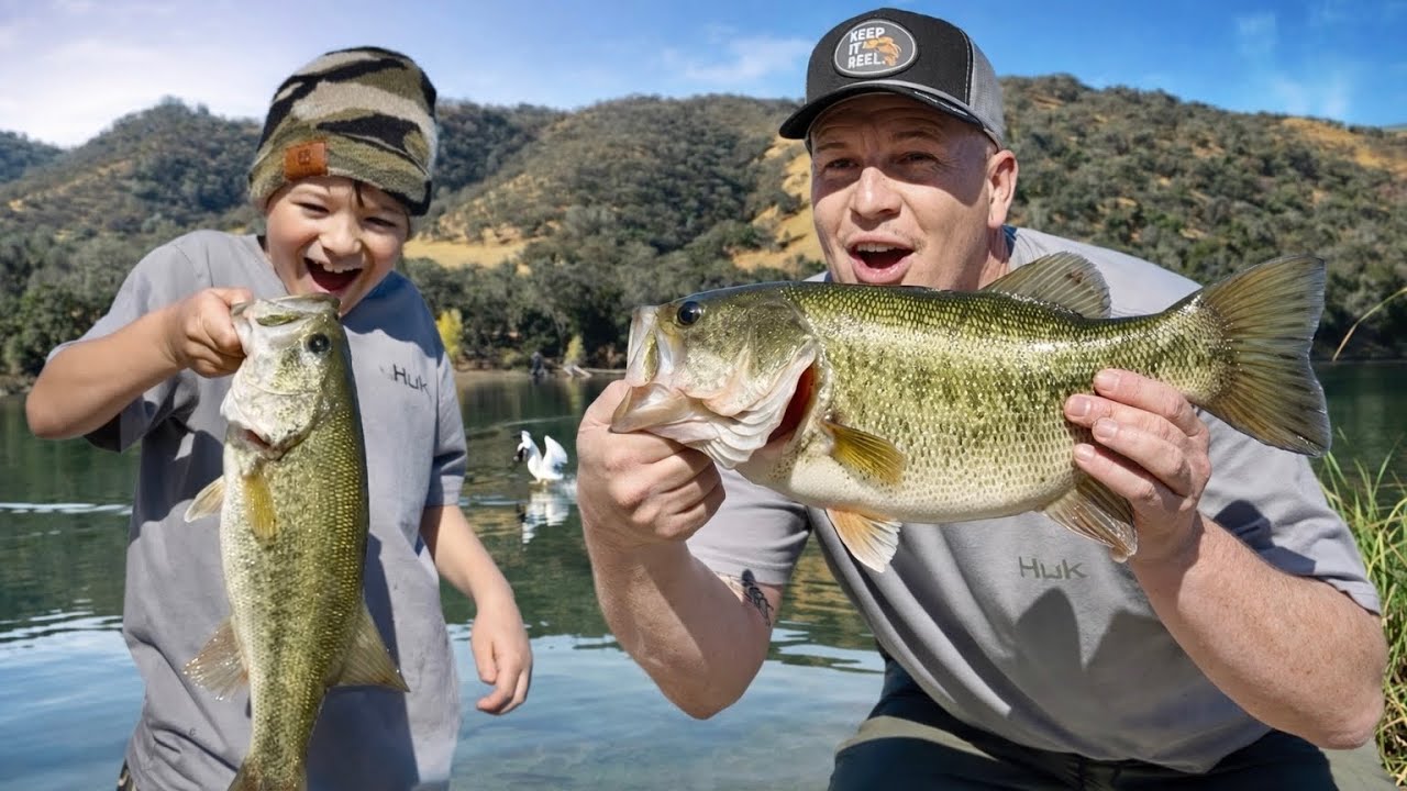 Epic Bass Fishing at Lake Del Valle #fishing