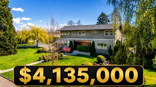 Victoria BC Real Estate: $4.1 Million Luxury Oak Bay Home Tour in Uplands