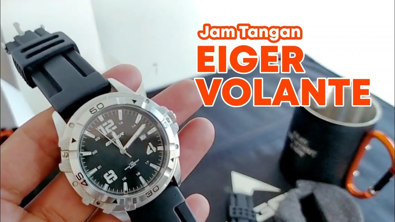  JAM  TANGAN  EIGER  VOLANTE REVIEW PEMAKAIAN 1 TAHUN YouTube