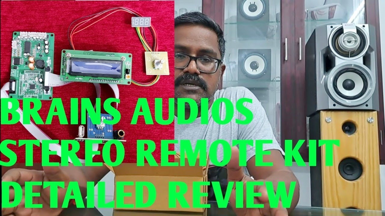 Brains Audios Stereo Remote kit Detailed review in Malayalam YouTube
