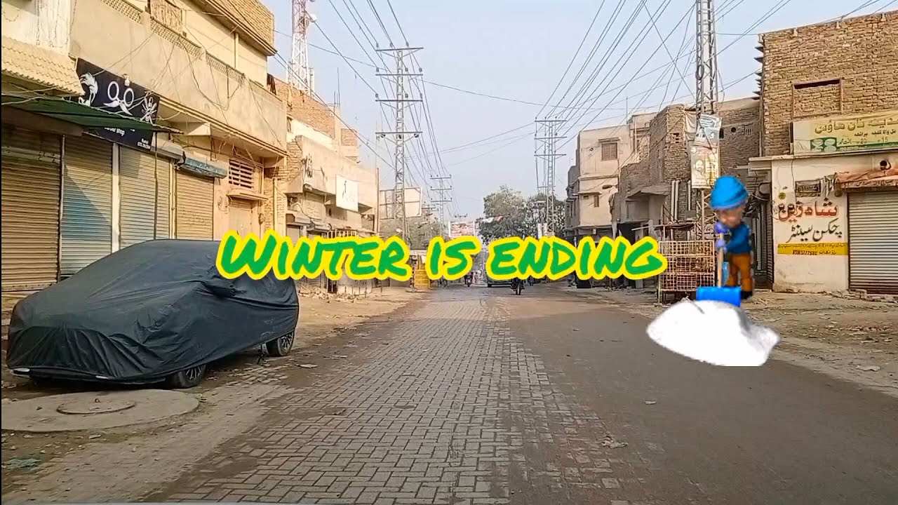 Winter Ending at Hyderabad