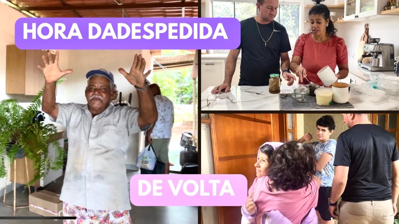 HORA DA DESPEDIDA VOLTANDO PARA CASA/ FOI MARAVILHOSO/ CAFÉ DA MANHÃ NA CASA DOS SOGROS NUBIA VIANA 