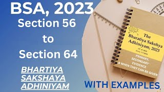 Oral & Documentary Evidence (Section 56-64) explained with the help of examples & cases. 
