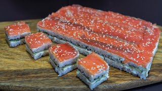 Ленивые роллы или Суши торт - самый простой рецепт