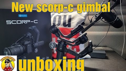 unboxing the Feiyutech scorp c gimbal