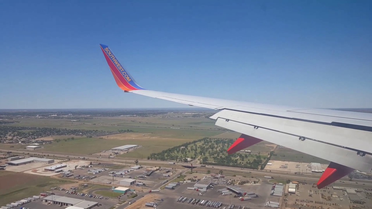 Southwest Airlines Flight 4422 Las Vegas to Amarillo Landing in AMA