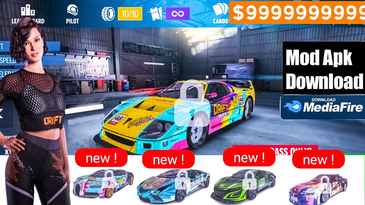 Drift Max Pro - All Cars Unlocked 😱 MOD APK Download 