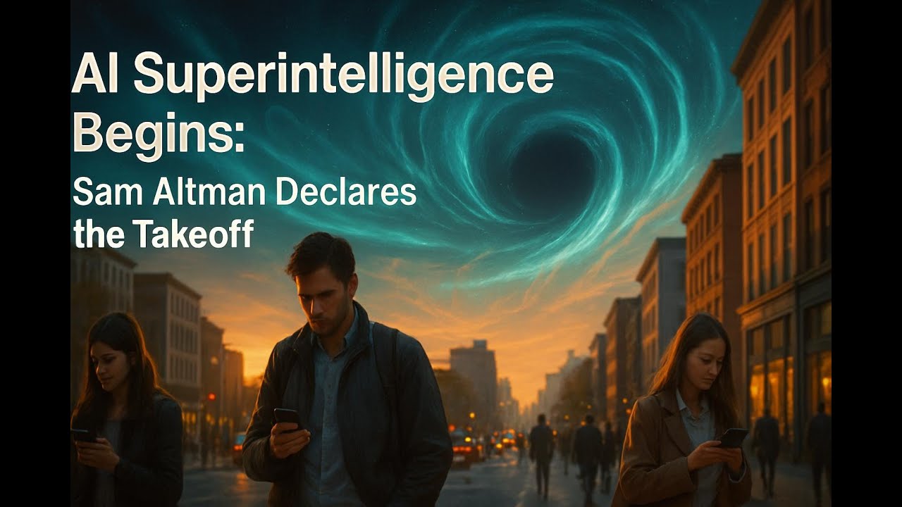 AI Superintelligence Begins Sam Altman Declares the Takeoff - YouTube
