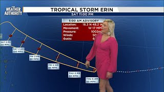 Meteorologist Katie Garner has your tropical and local forecast Wealth