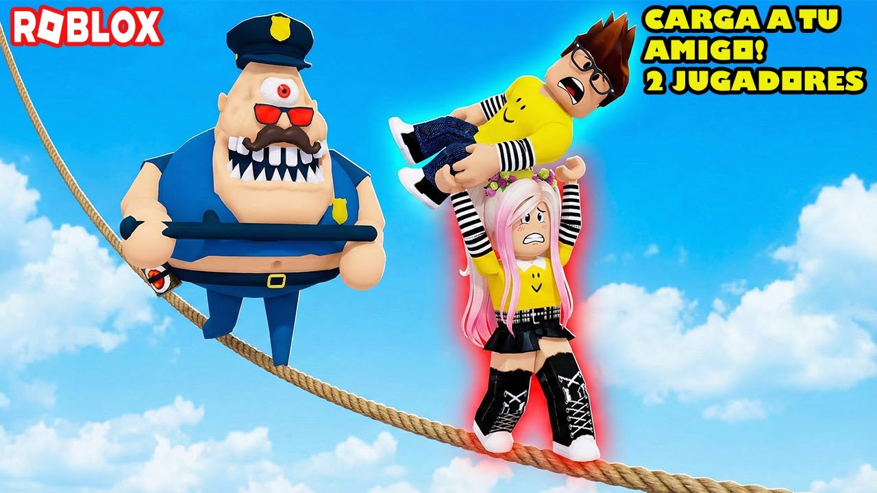 Carga A Tu Amigo Y Escapando De Viejos Locos Haciendo Puzzles Obbys Y Mas! 🥴😵