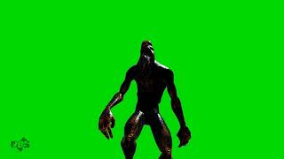 GreenScreen Mutant S.T.A.L.K.E.R., chromakey | Кровосос на зеленом хромакей фоне
