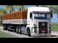 ETS2 - ACIDENTE NA BR - BOB CONSTELLATION 25.420 NO BITREM 7 EIXOS