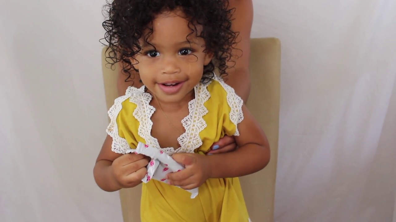 Curly Hair Baby Routine! 
