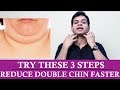 3 Best Exercises to Remove DOUBLE CHIN Quickly- How Double Chin can be Reduced Permanently-TRY THIS