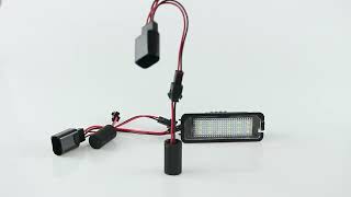 Canbus LED Number Car License Plate Light Lamp For Cayenne 958