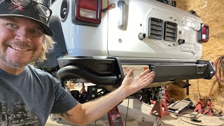 Dirt Daily. Installing an AEV Rear Bumper on a Jeep JL