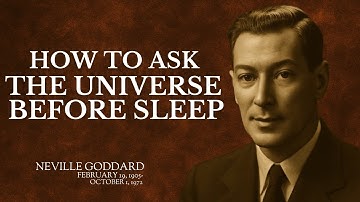 🌌 How To Ask The Universe Before Sleep To Get Anything You Want | Neville Goddard Style 🌌