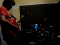 jamming Richard Sanchez guitarra, Roy fistol Bajo, El borre baterista .MOV