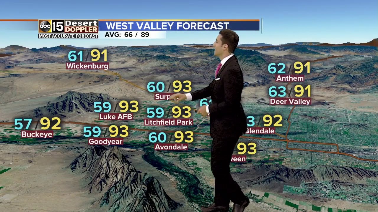 Sunny and dry weekend ahead for the Valley - YouTube