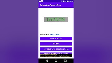 Android App to Recognize Handwriting Numbers using OpenCV and Machine Learning (CNN)