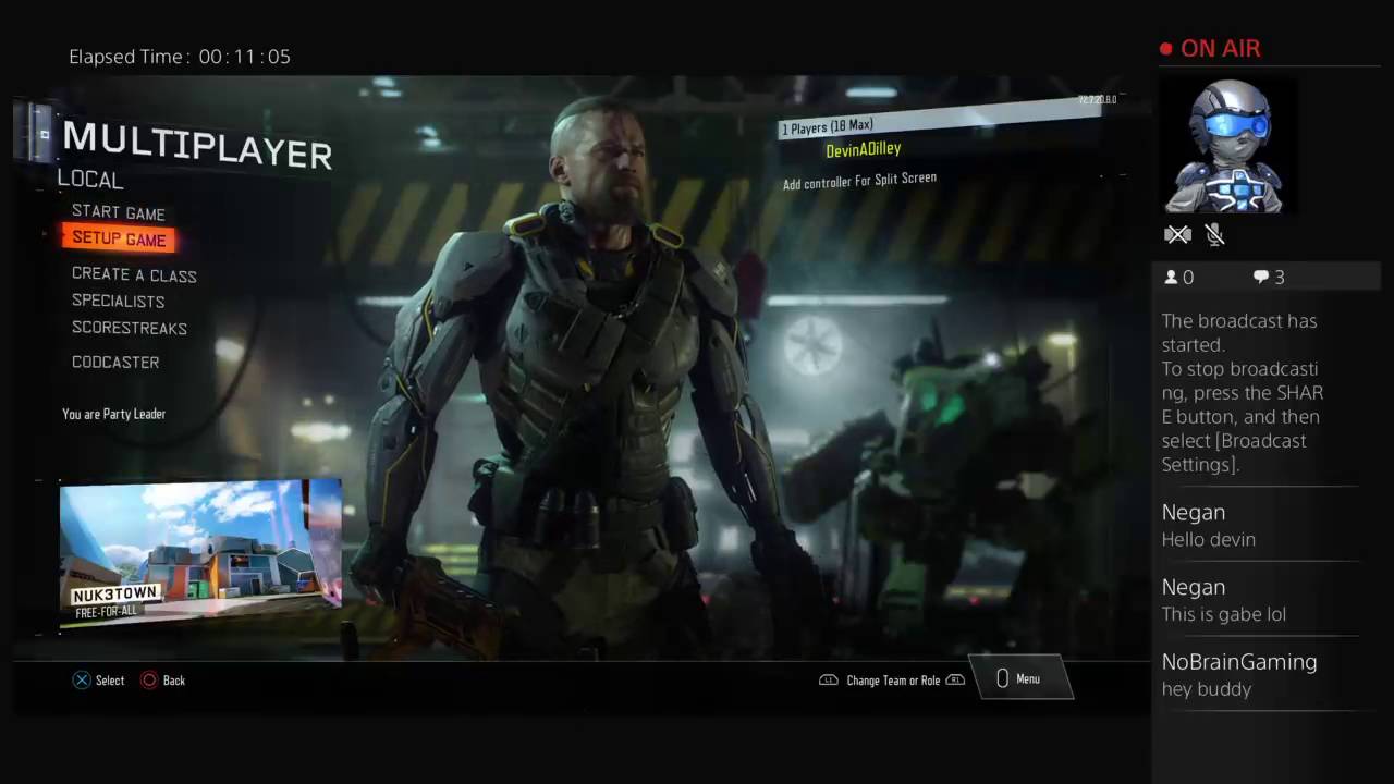 NoBrainGaming livestream