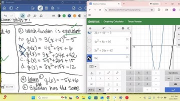 Calculator Skills #7 STAAR Aligned Algebra EOC