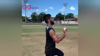 Ali Khan Bowling And Batting In The Nets American Cricketer