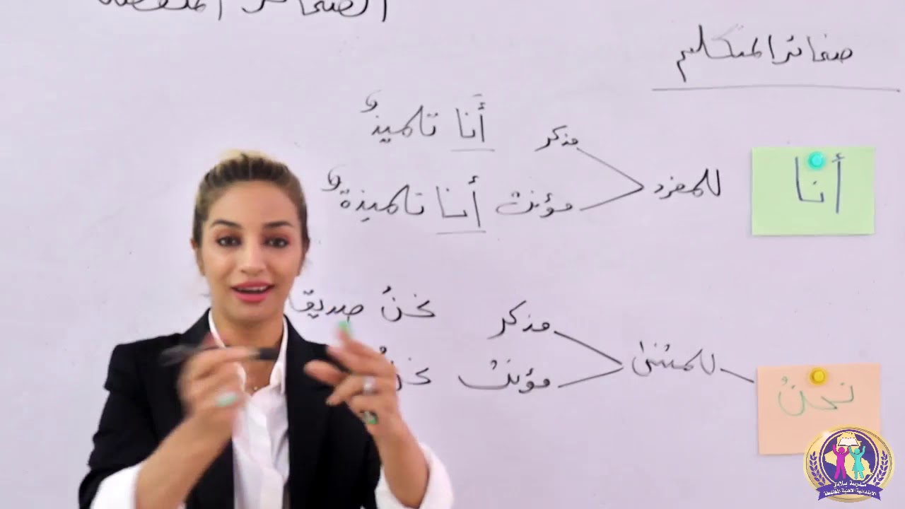 اللغة العربية للصف الرابع الابتدائي - الدرس الثامن: الضمائر المنفصلة