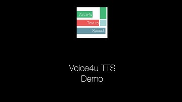 Voice4u TTS in Action