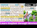 Learn english through stories  the farmers riddle  story in past tense 397