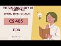 Database Programming using Oracle 11g (CS 405) | GDB | Virtual University | Spring Semester 2026