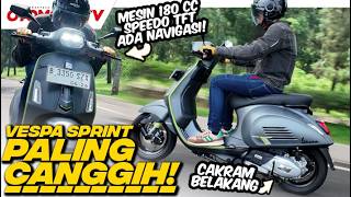 FACTORY BORE-UP, EVEN FASTER..!!! IN-DEPTH REVIEW: 2026 VESPA SPRINT TECH 180 | Otomotif TV