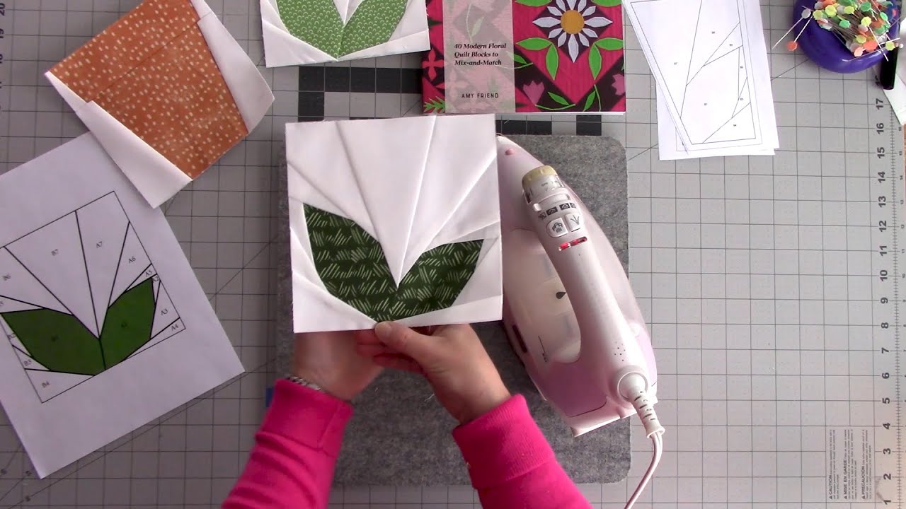 How to Paper Piece the Seedling Block Pattern