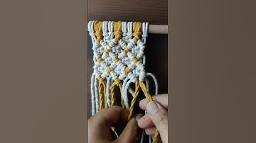 Macrame Bag Pattern #macrame #macramedesigns #macramebag #macrametutorial #macramebeginners #knots