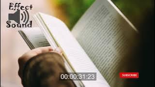 EFEK SUARA MEMBUKA BUKU | OPEN BOOK SOUND EFFECT