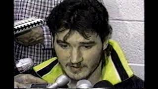 April 1989 Pittsburgh Penguins Philadelphia Flyers Game 5 highlights Mario Lemieux Magic Hextall