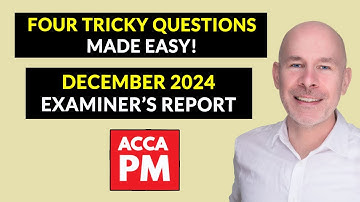 Four Questions MADE EASY From the Examiner