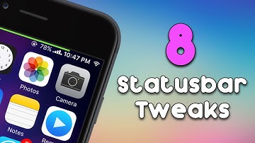8 BEST iOS 10 - iOS 10.3.3 Statusbar Tweaks!