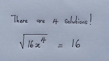 A tricky Olympiad Math Question | There are 4 solutions | Can you solve ?