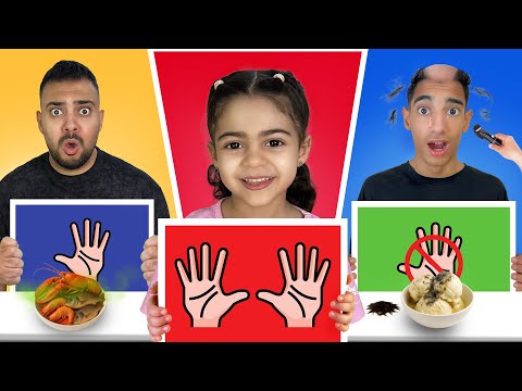 تحدي الأكل بدون يدين ضد يد واحدة ضد يدين چوچا أنهيار بكاء