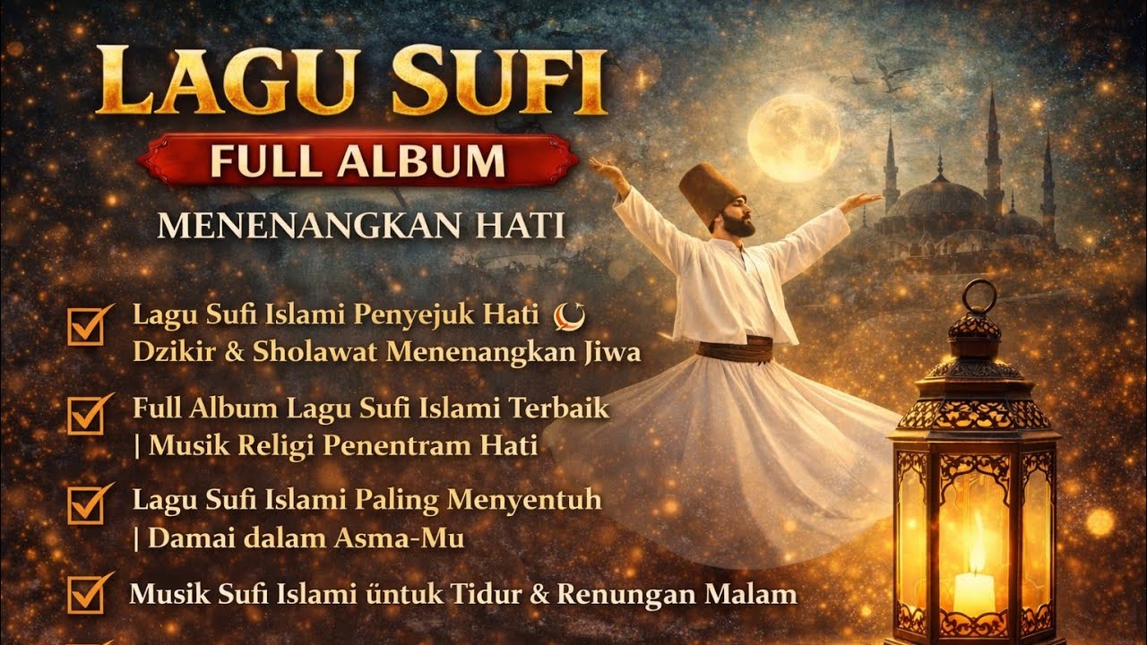 Alunan sufi islami menyentuh jiwa