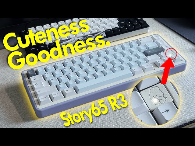 This CUTE keyboard is GOOD?? (Story65 R3 review) - YouTube